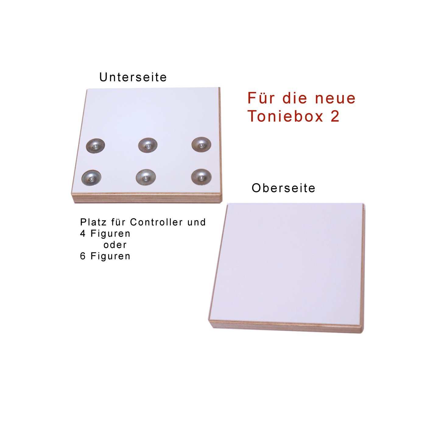 Regal Buchstabe U für Toniebox