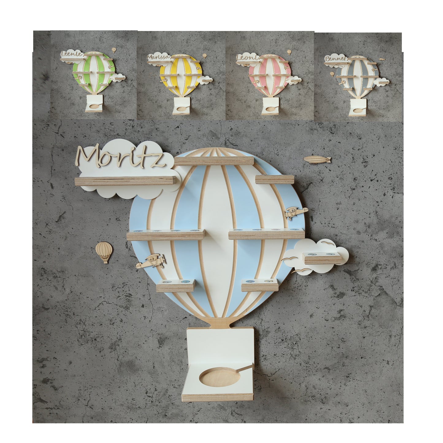 Heißluftballon Ballon für Toniebox und Tonies zur Aufbewahrung