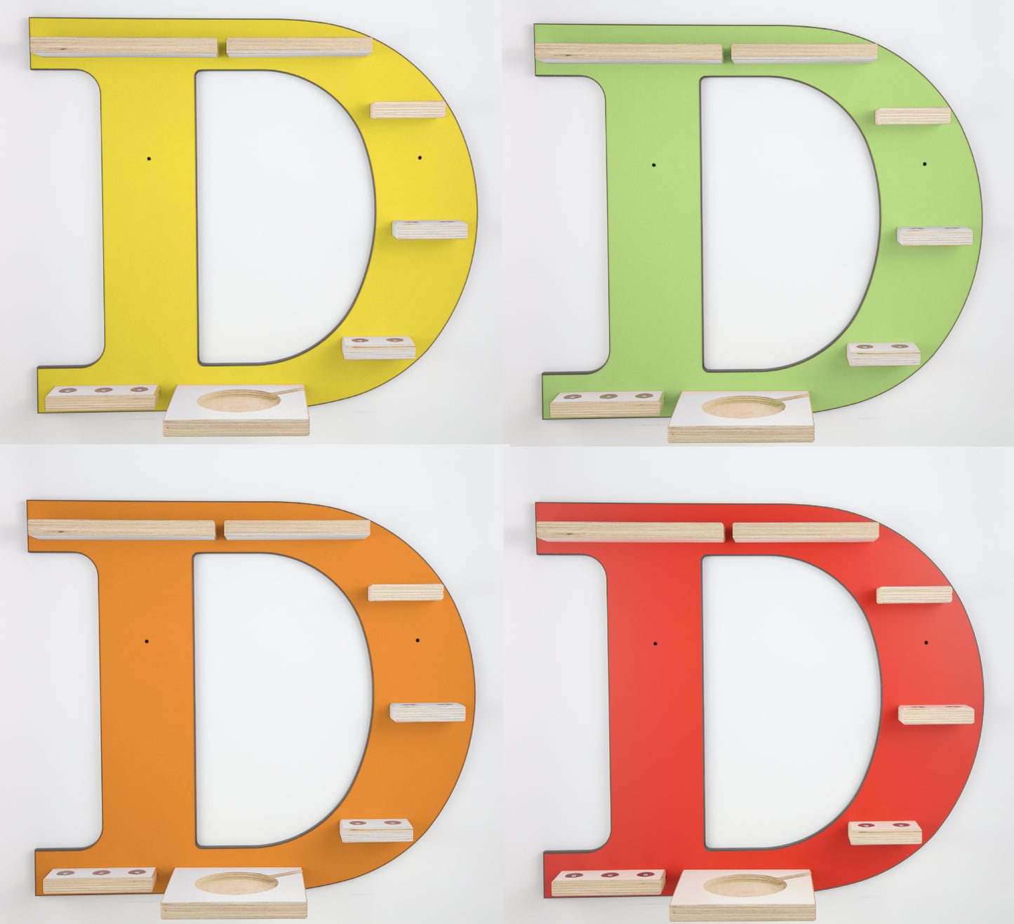 Regal Buchstabe D für Toniebox