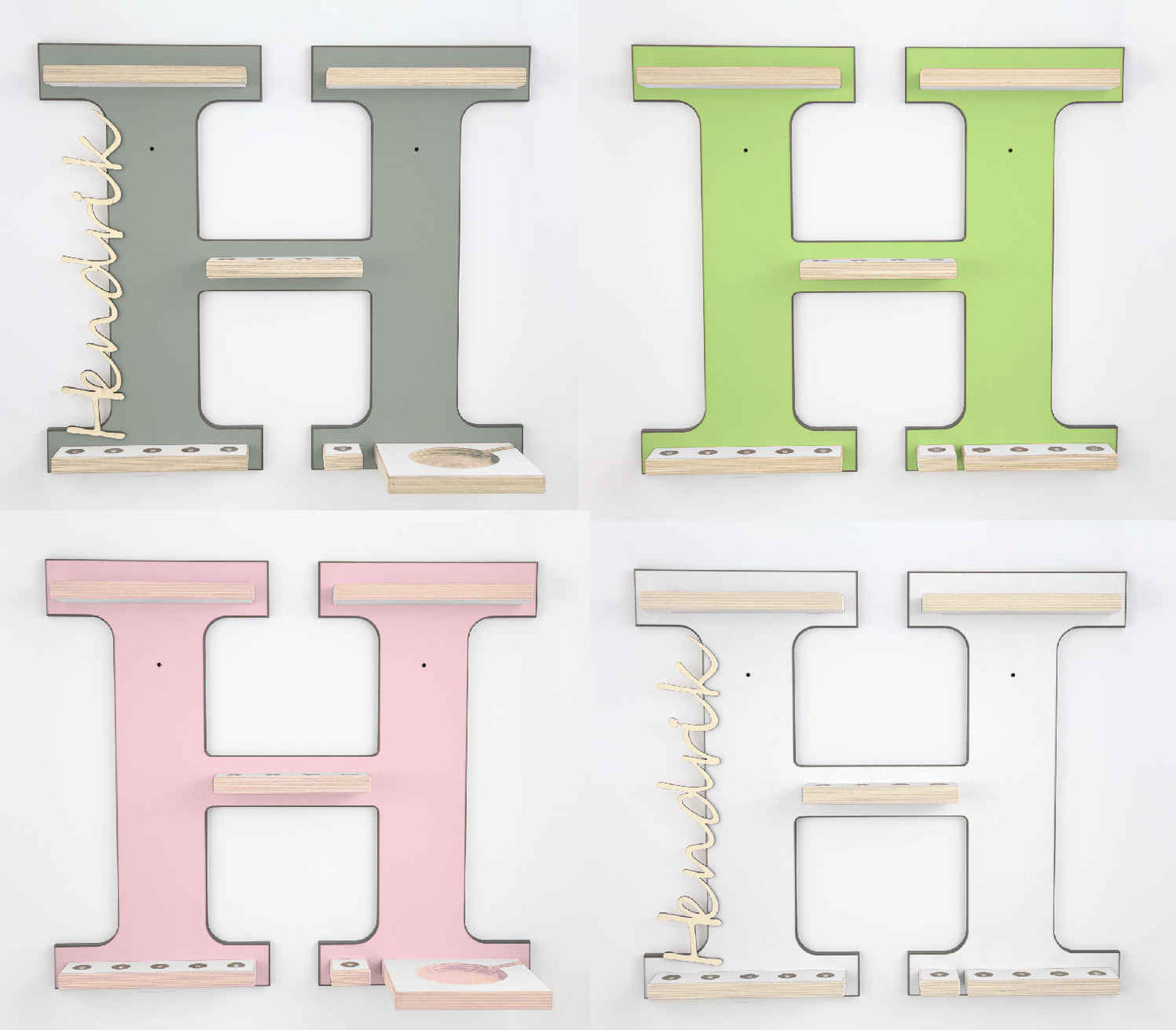 Regal Buchstabe H für Toniebox