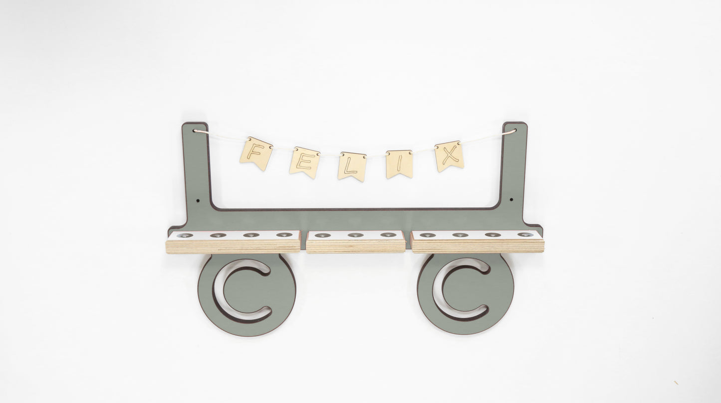 Lokomotive Lok Zug Erweiterungen Regal für Toniebox