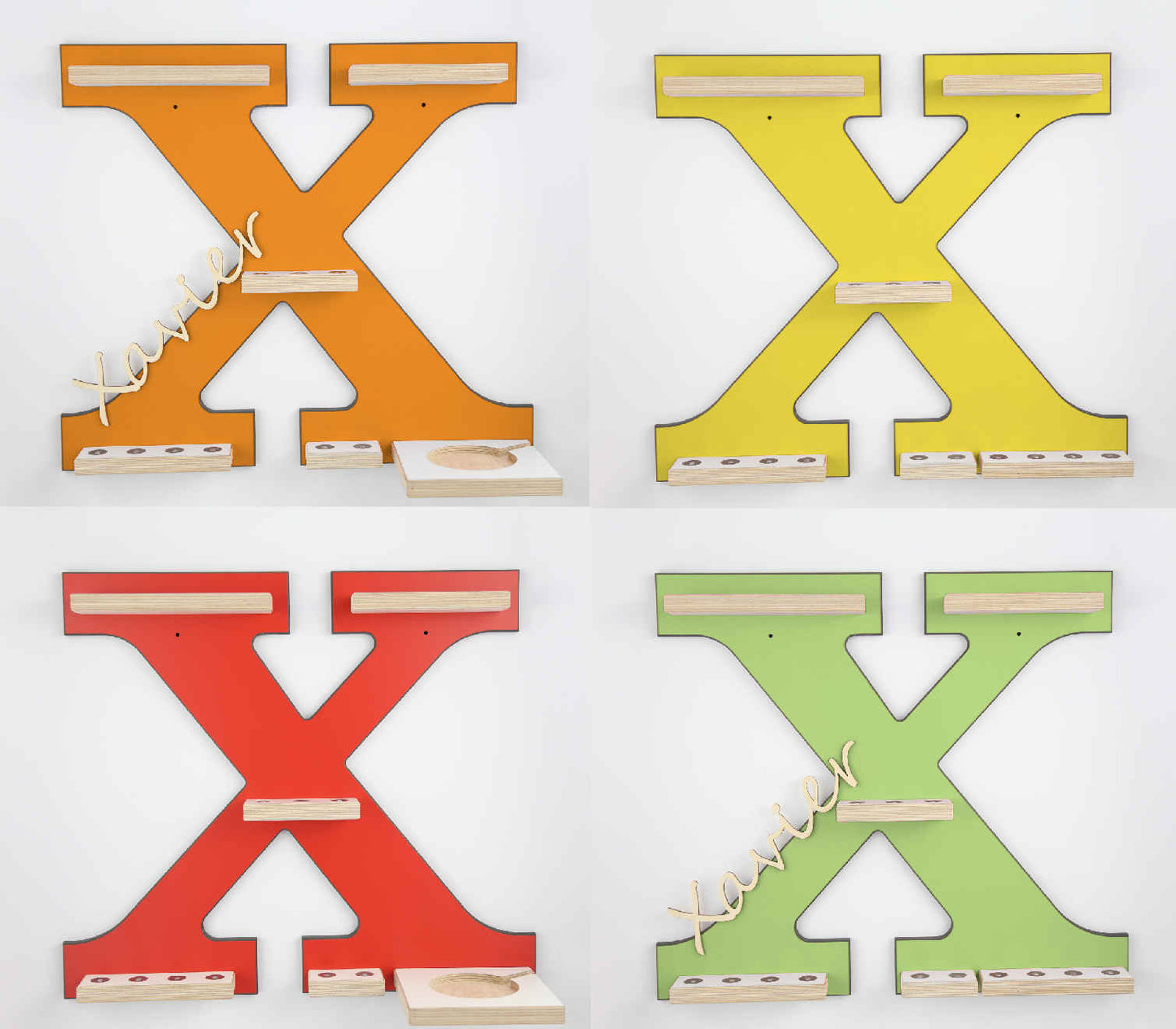 Regal Buchstabe X für Toniebox