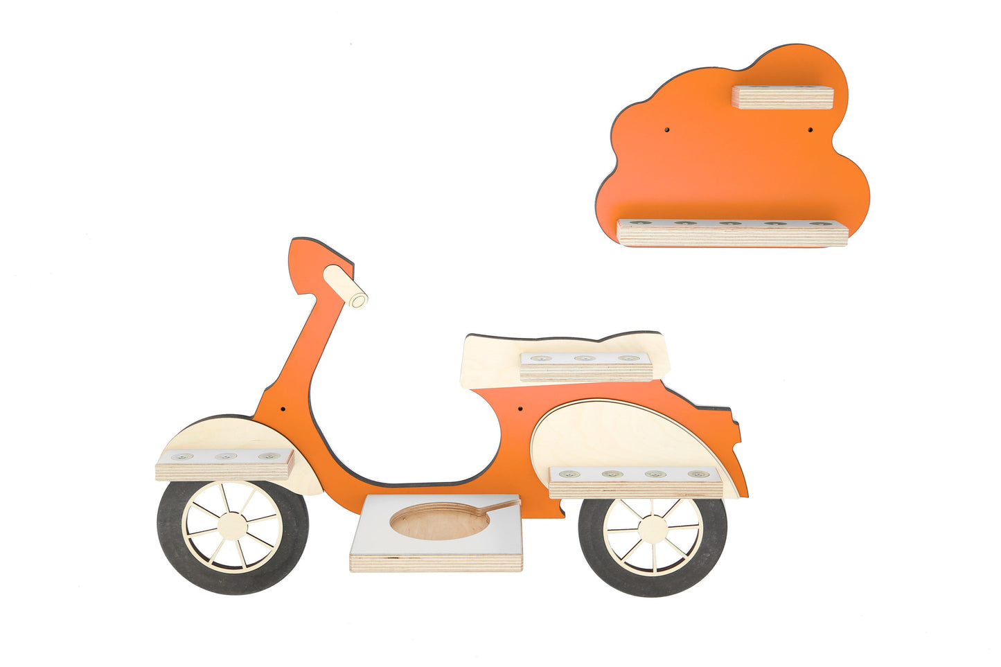Roller Motorroller Moped Regal für Toniebox