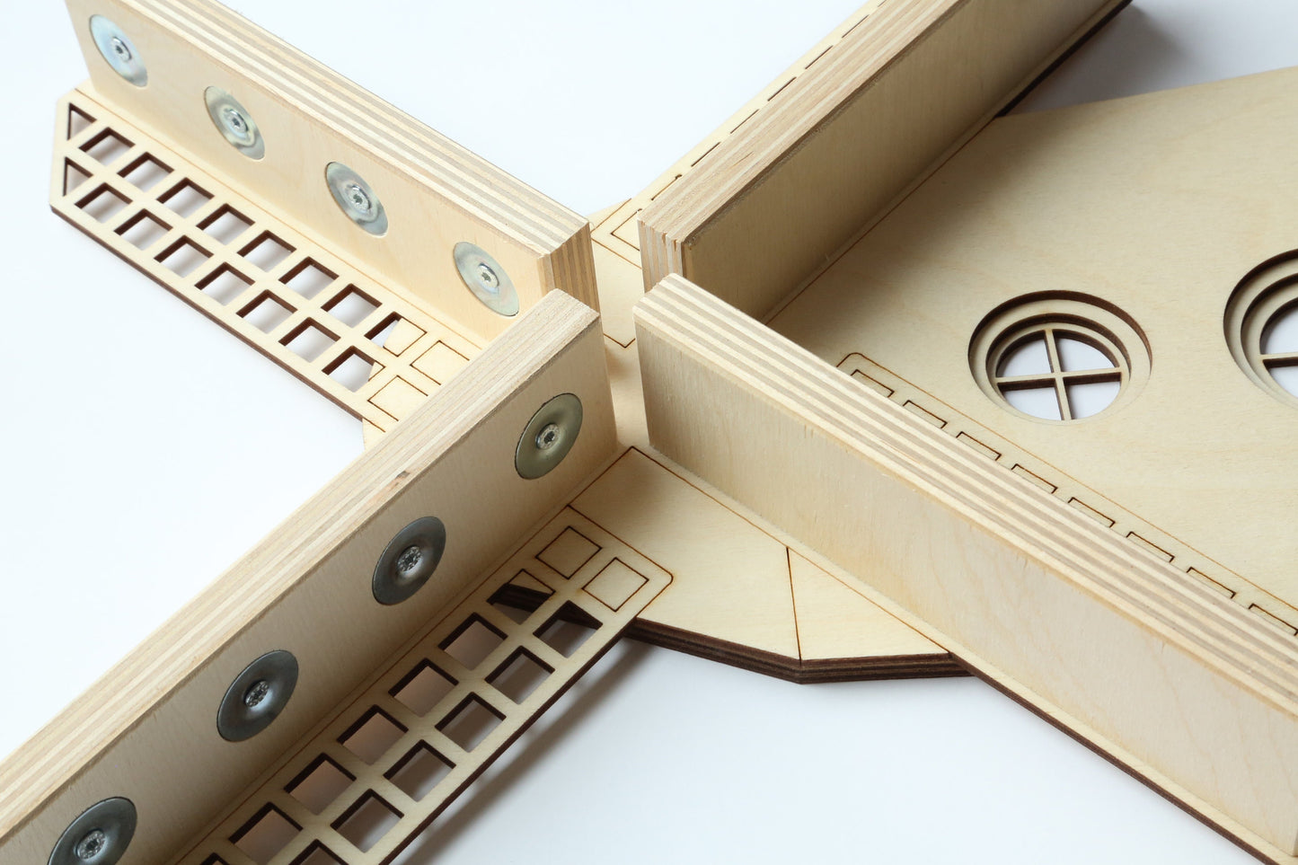 Windmühle erweiterbar mit Grachtenhäusern Regal für magnetische Figuren Tonie Tonieregal Box Musikboxregal