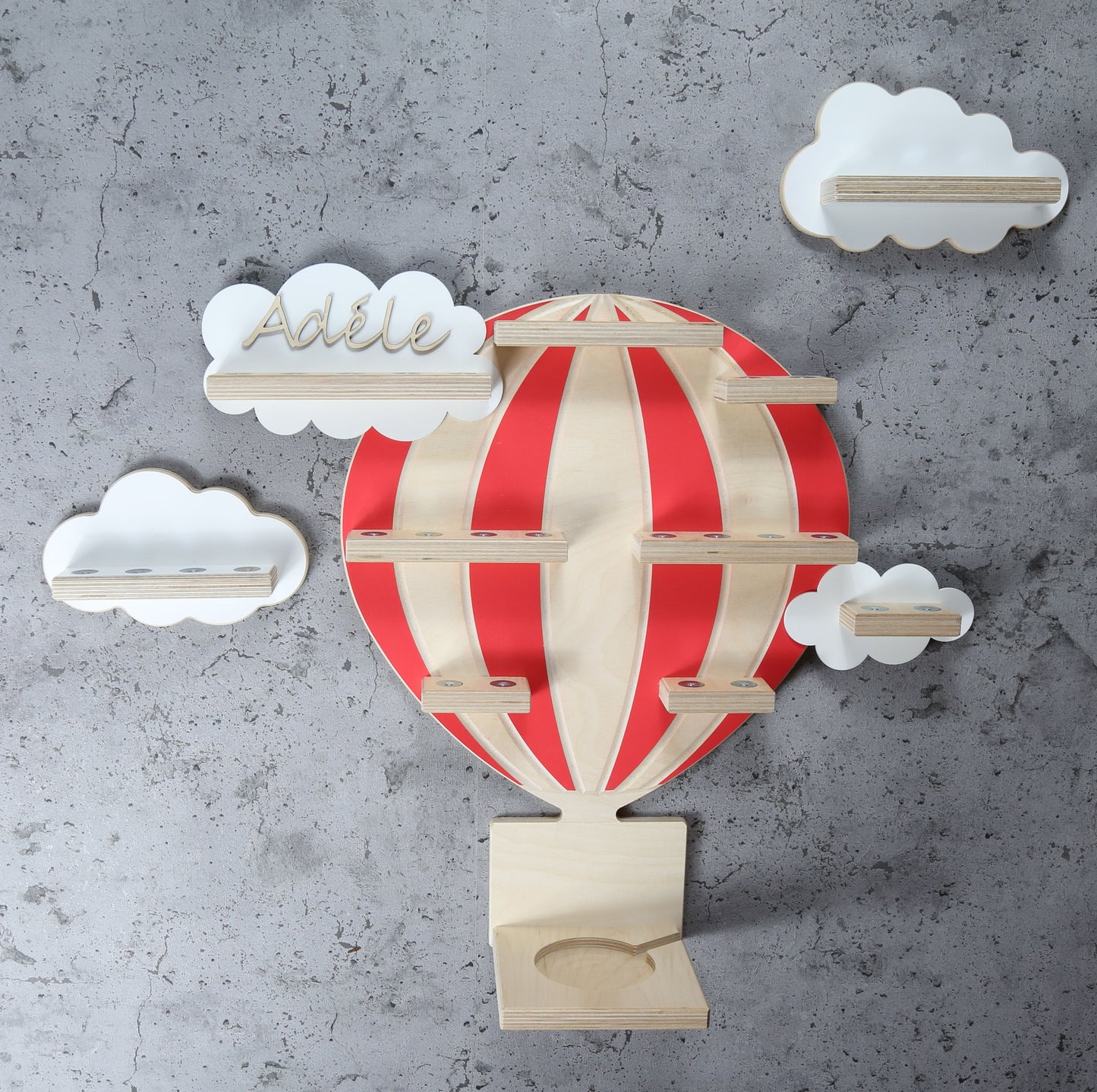 Heißluftballon Ballon für Toniebox und Tonies zur Aufbewahrungsregal