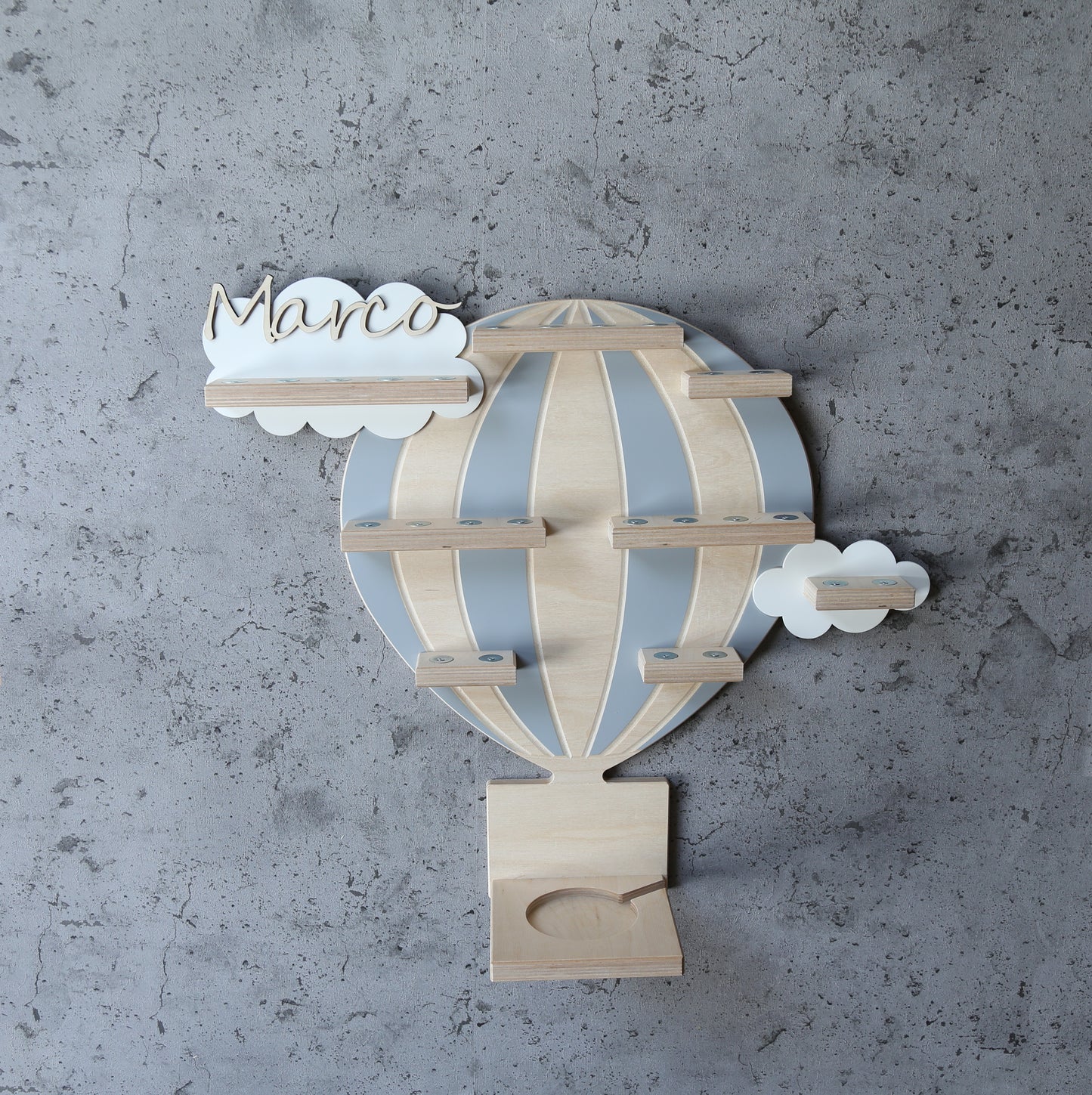 Heißluftballon Ballon für Toniebox und Tonies zur Aufbewahrungsregal