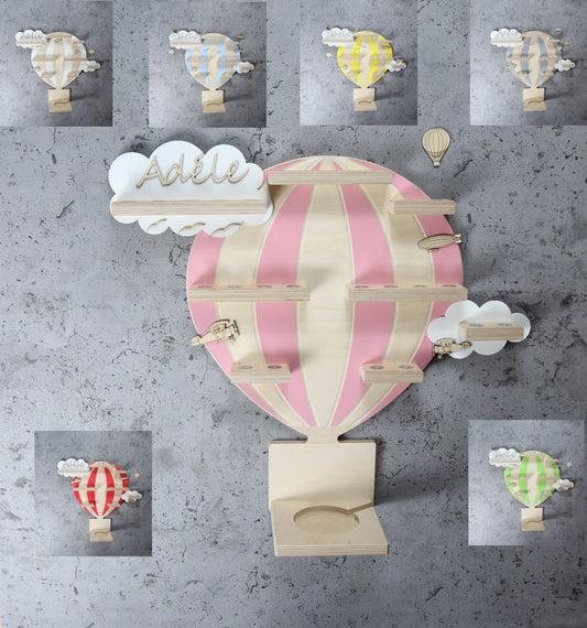 Heißluftballon Ballon für Toniebox und Tonies zur Aufbewahrungsregal