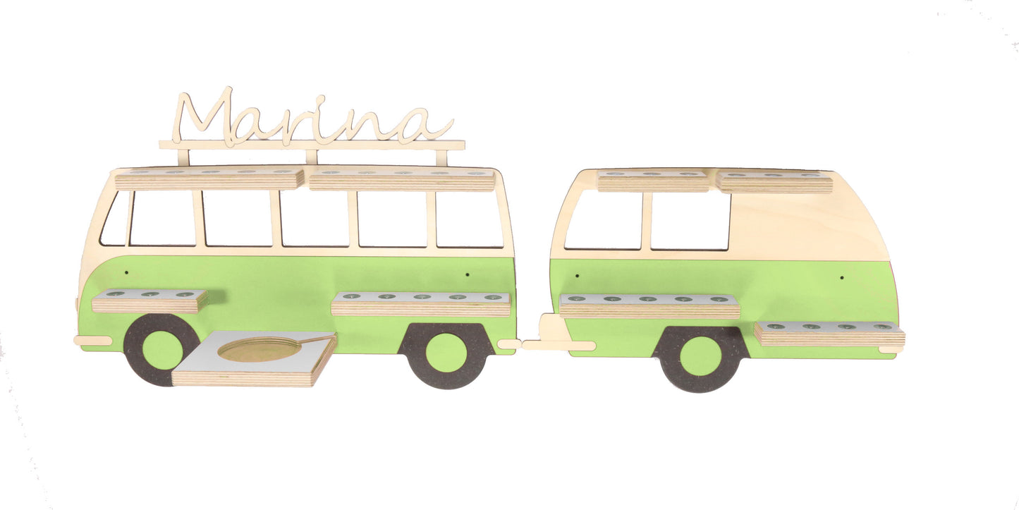 Bulli Camper Wohnwagen personalisiert