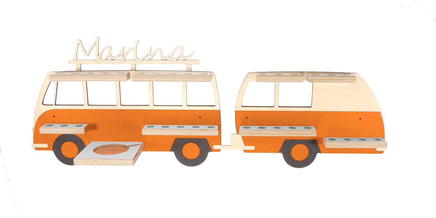 Bulli Camper Wohnwagen personalisiert