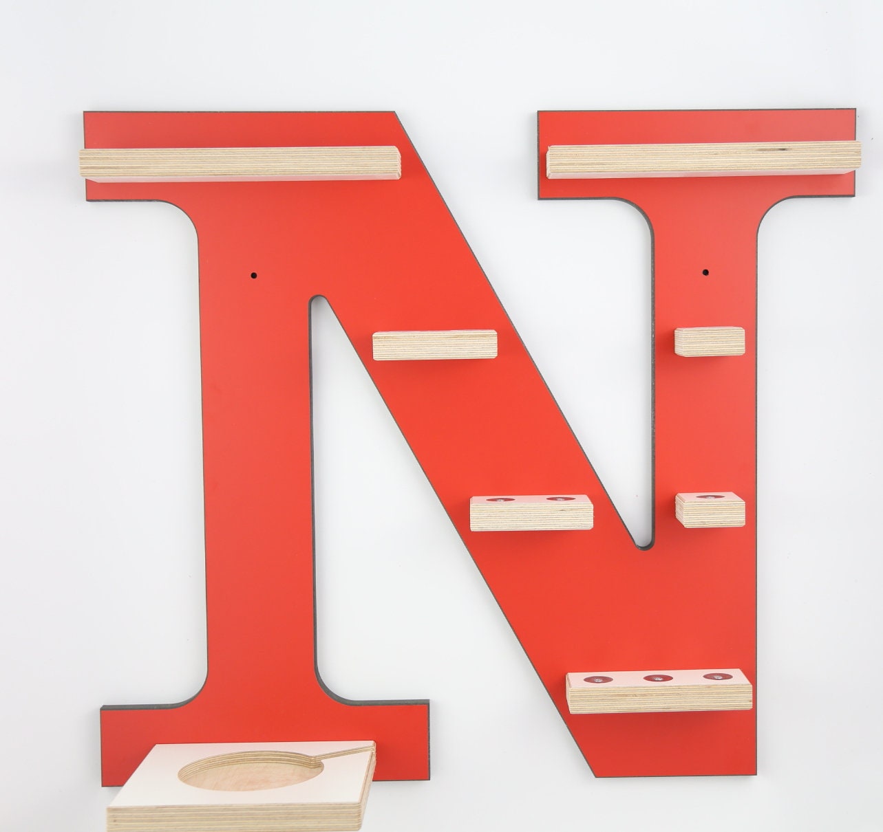 Regal Buchstabe N für Toniebox