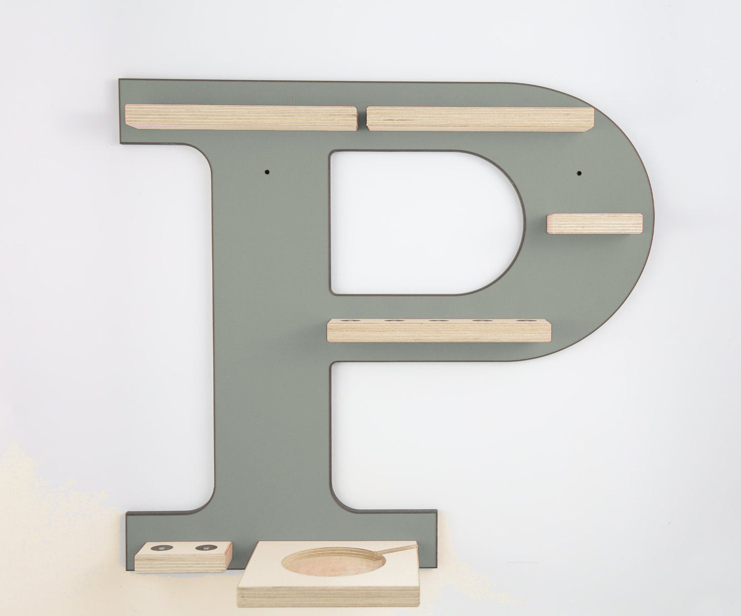 Regal Buchstabe P für TonieboxRegal