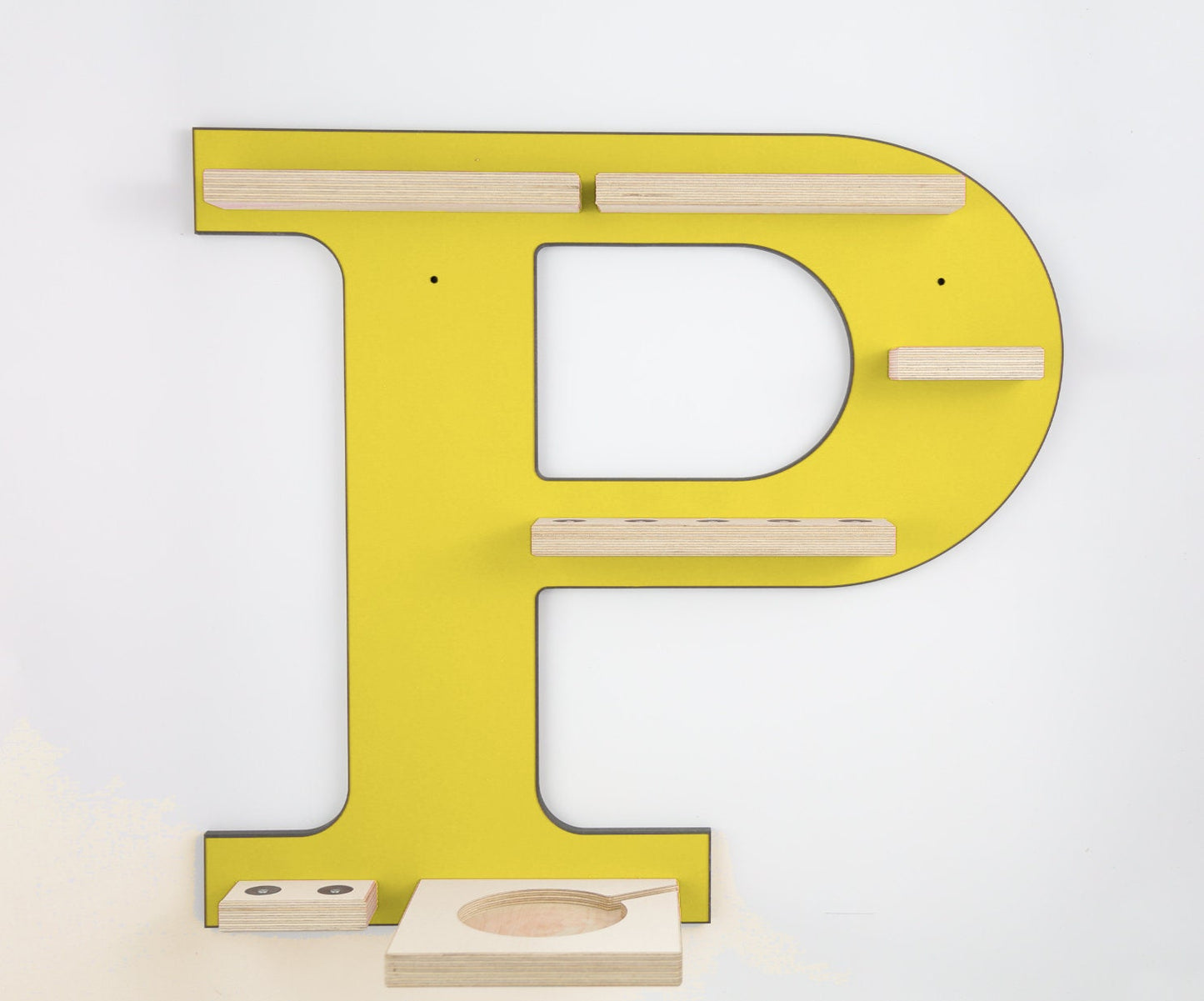 Regal Buchstabe P für TonieboxRegal