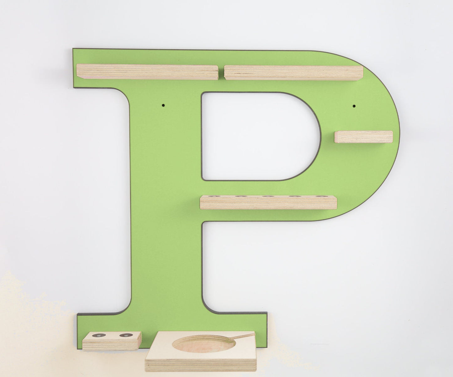 Regal Buchstabe P für TonieboxRegal