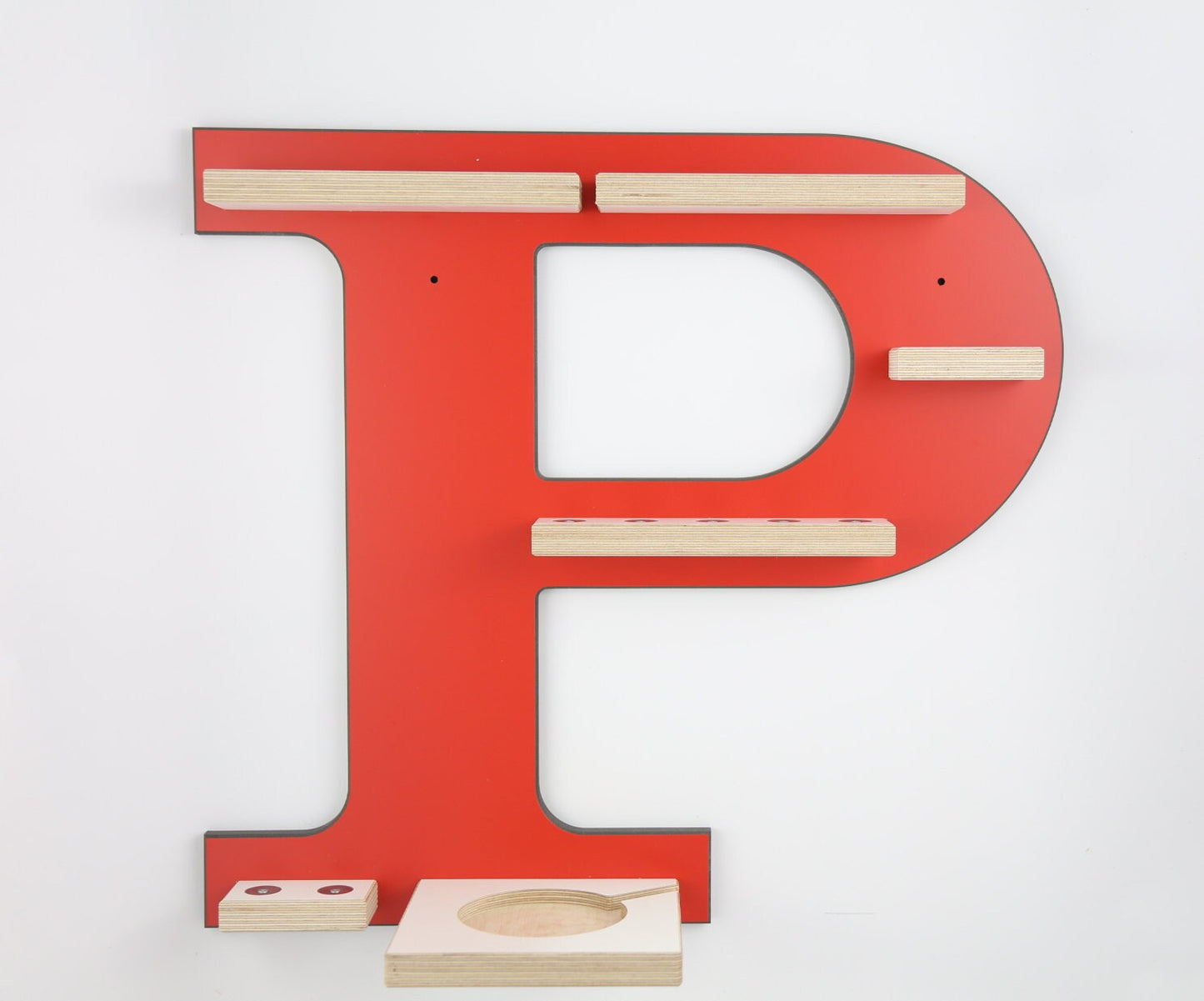 Regal Buchstabe P für TonieboxRegal