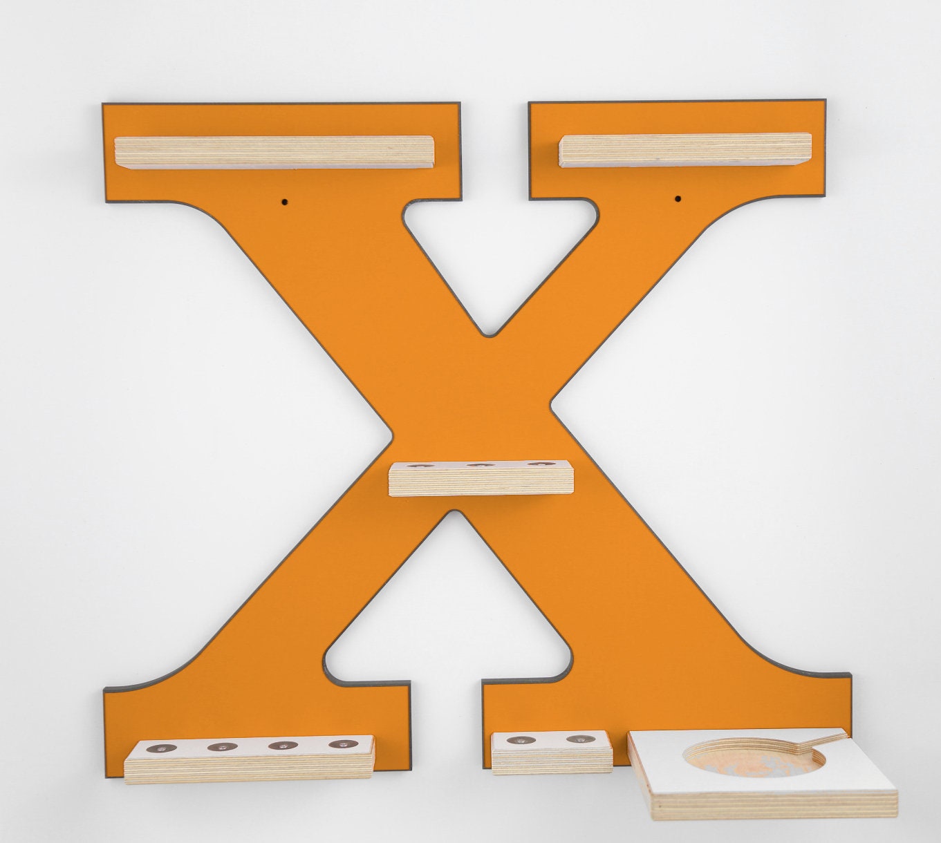 Regal Buchstabe X für Toniebox