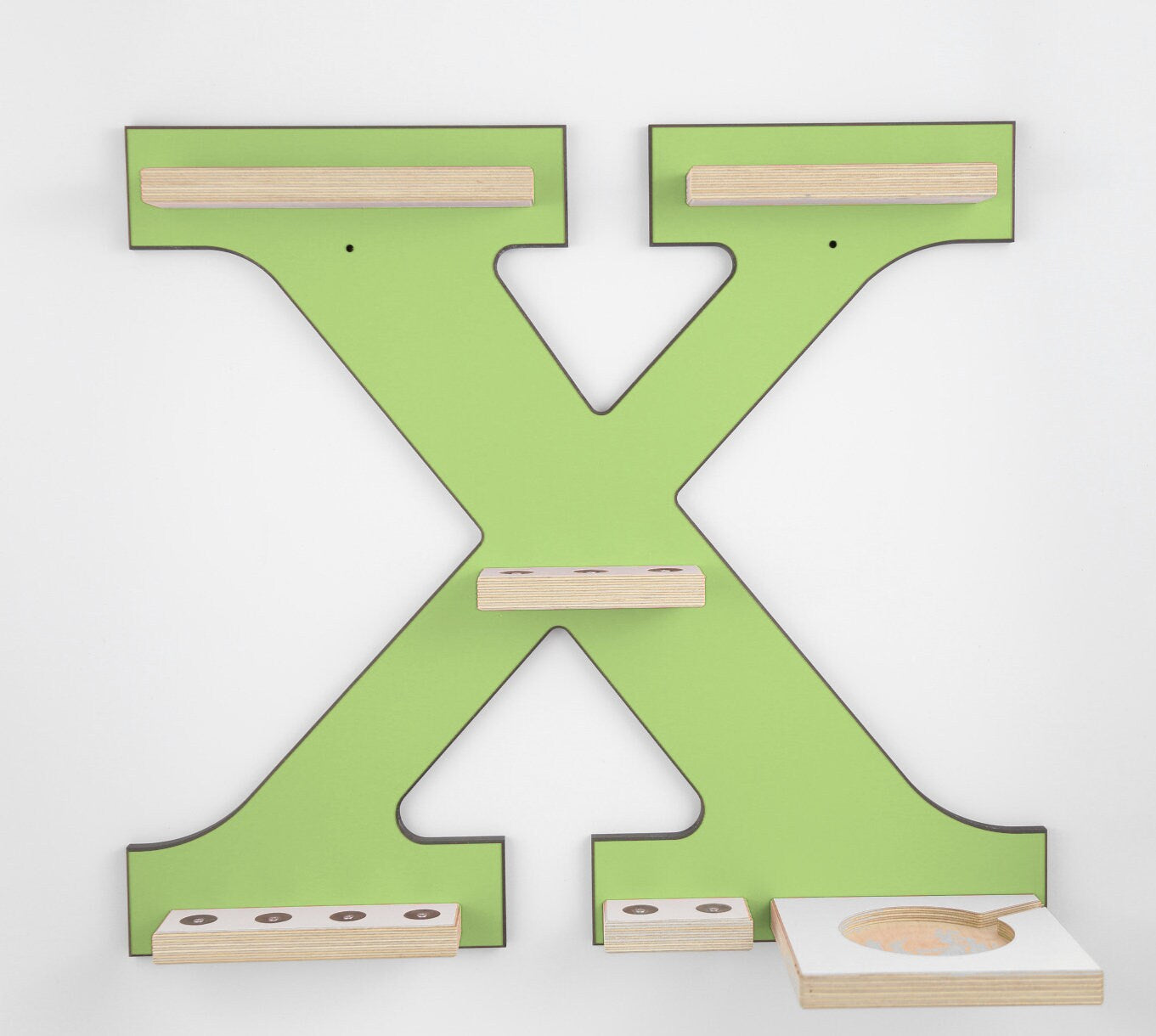 Regal Buchstabe X für Toniebox