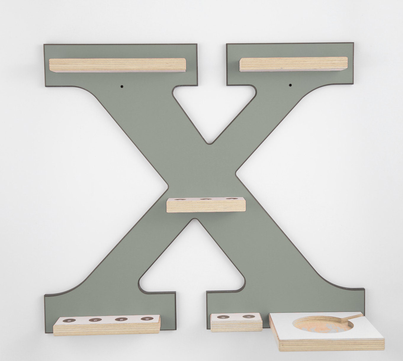 Regal Buchstabe X für Toniebox