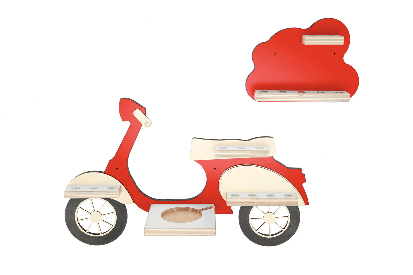 Roller Motorroller Moped Regal für Toniebox