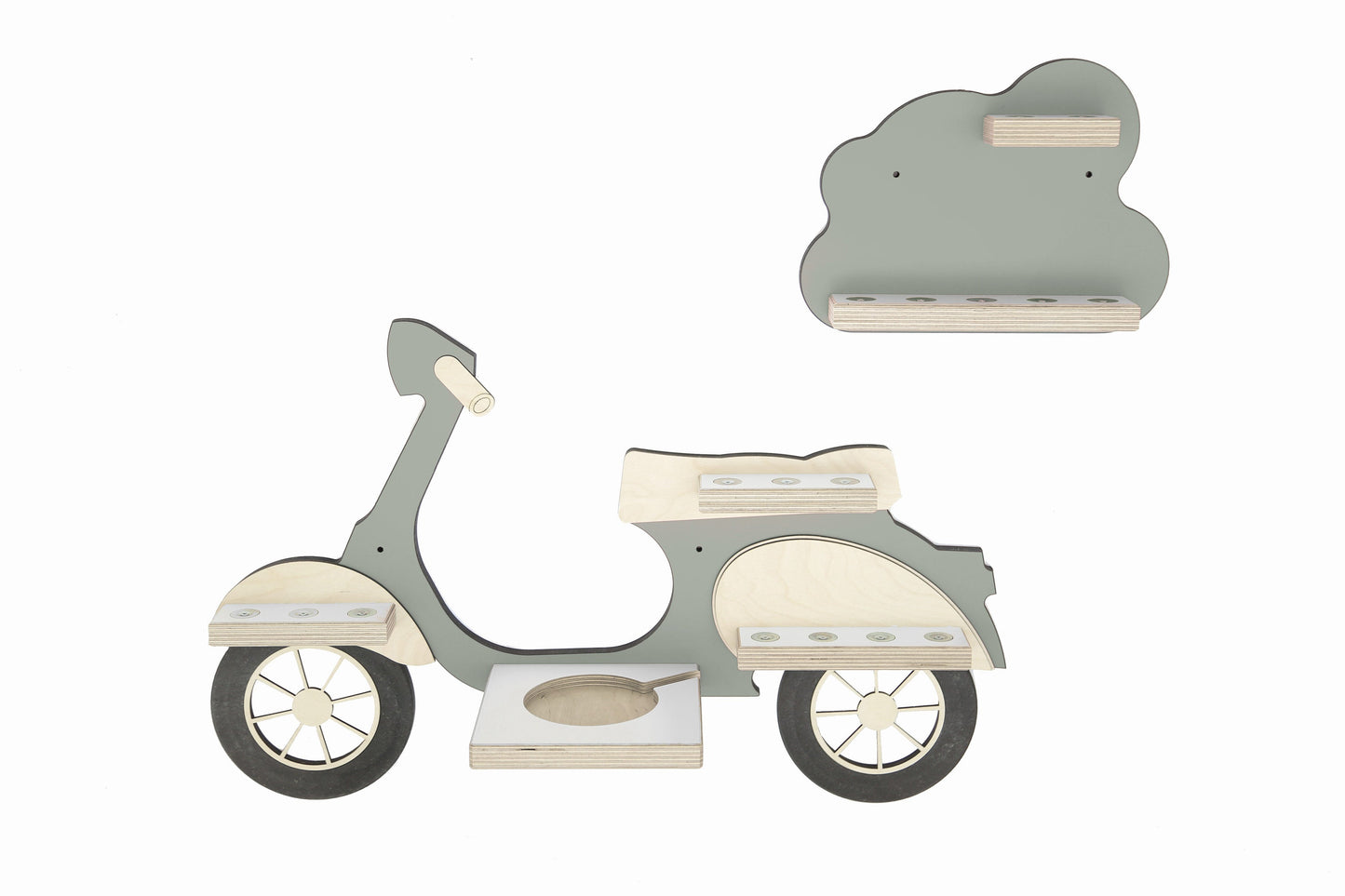 Roller Motorroller Moped Regal für Toniebox