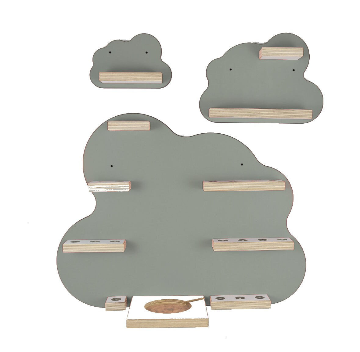 Wolke 3er Set Tonie Regal Toniebox