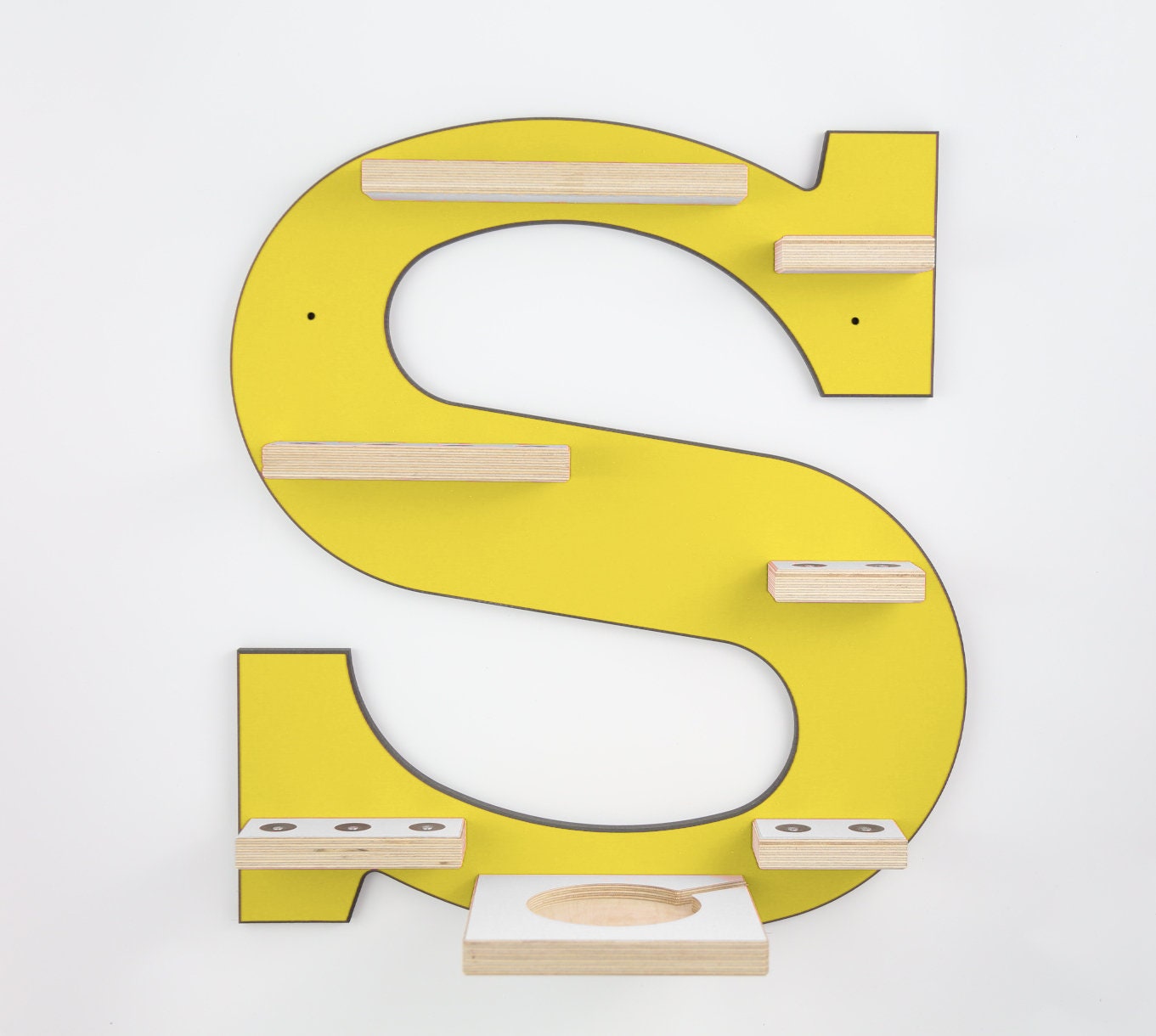 Regal Buchstabe S für Toniebox