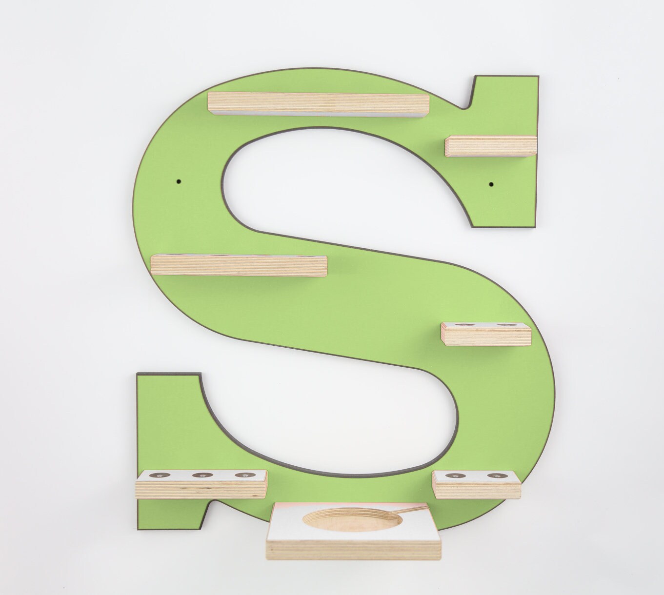 Regal Buchstabe S für Toniebox