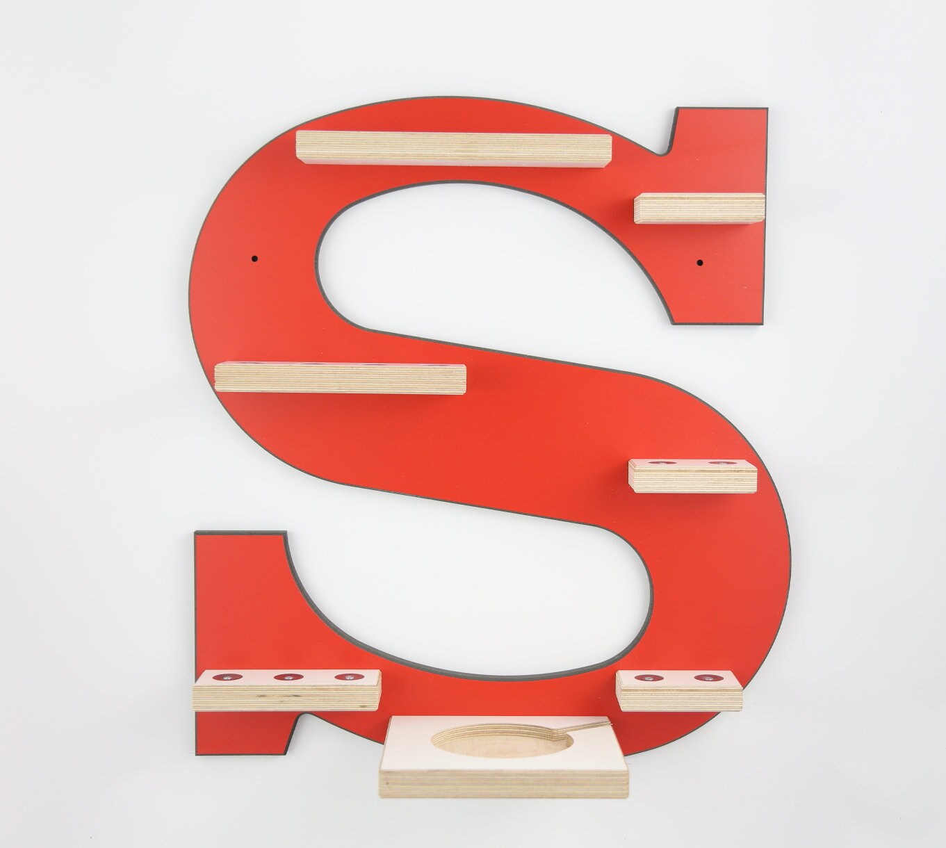 Regal Buchstabe S für Toniebox