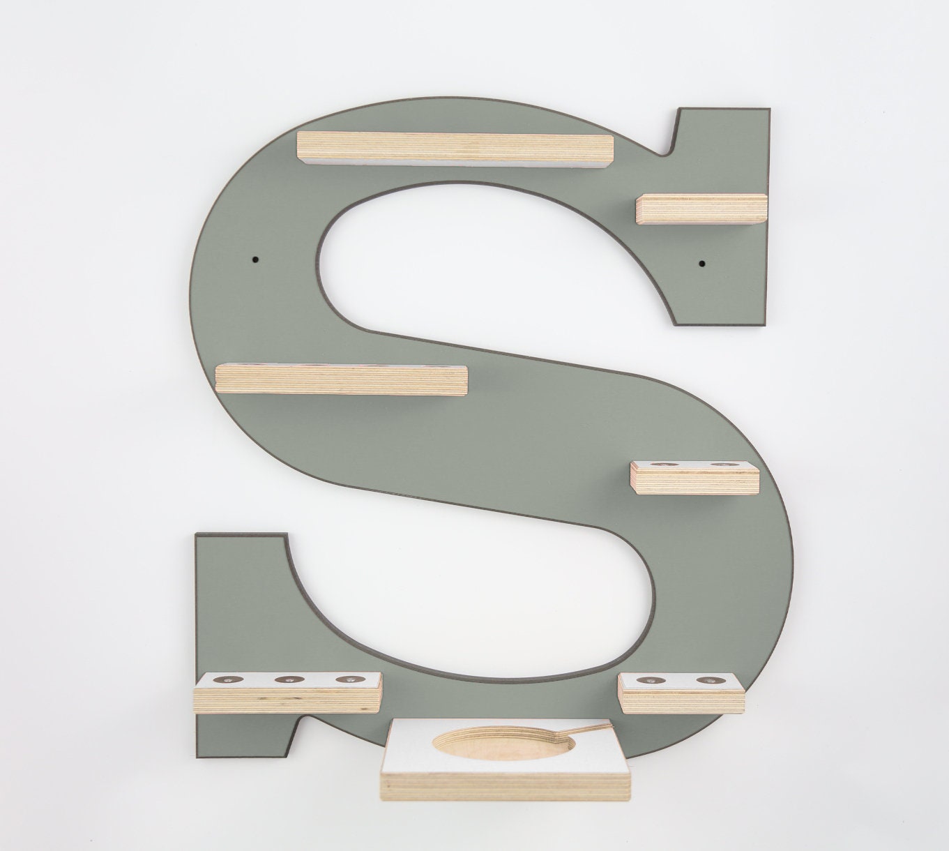 Regal Buchstabe S für Toniebox