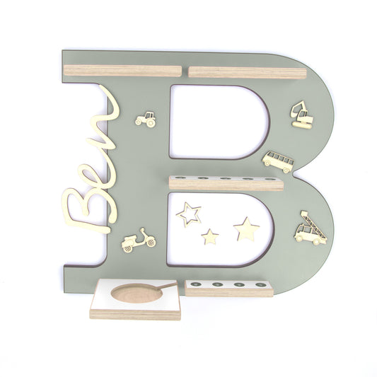 Regal Buchstabe B für Toniebox