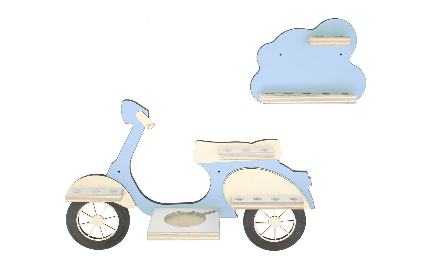 Roller Motorroller Moped Regal für Toniebox