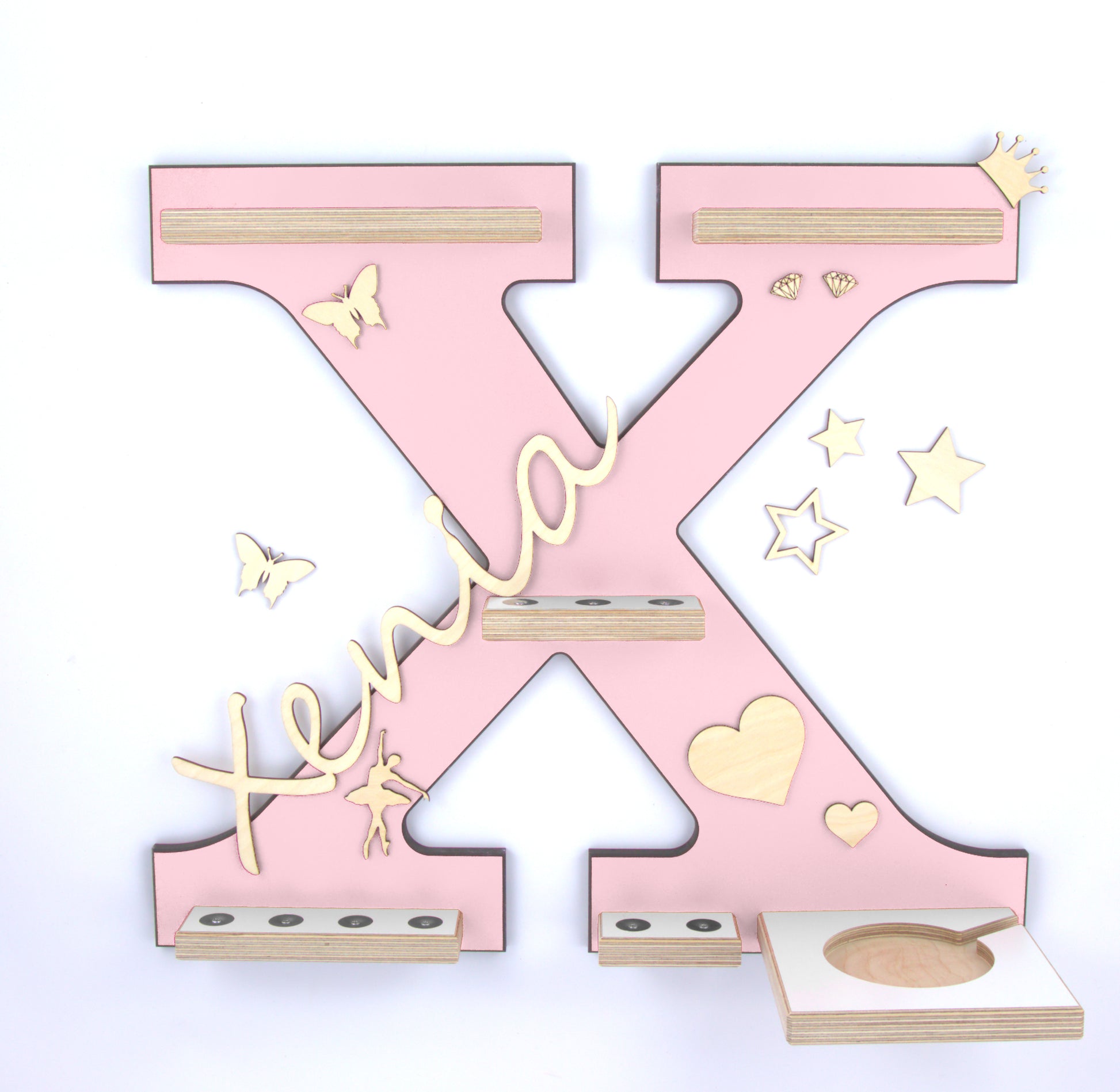 toniebox regal als buchstabe x